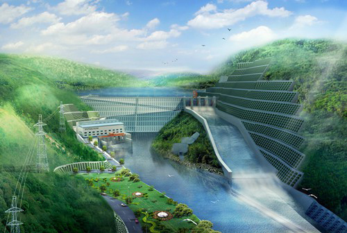 定远老挝南塔河1号水电站项目